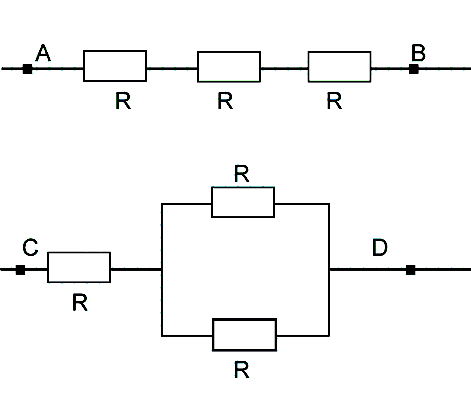 Четыре одинаковых сопротивления соединяют различными способами. Четыре одинаковых сопротивления. Соединения из четырех одинаковых резисторов. Четыре одинаковых резистора сопротивление каждого 2. Схемы с четырьмя одинаковыми резисторами.