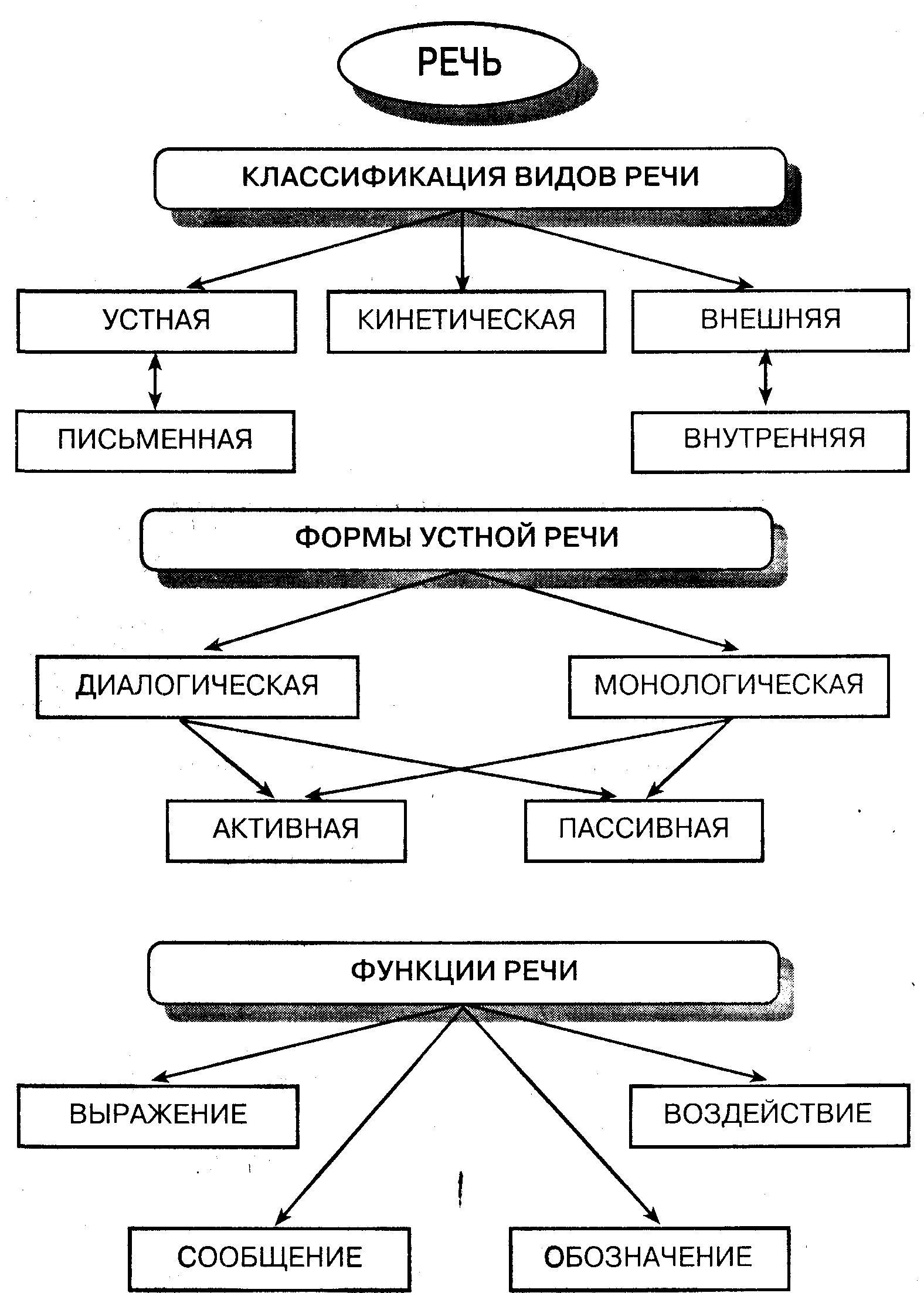 4. Основные виды речи