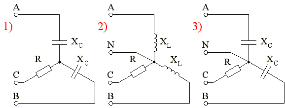 Электротехника какая схема соответствует данной векторной диаграмме