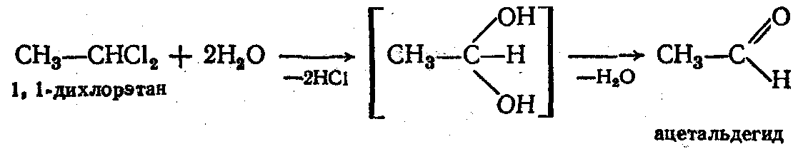 Гидролиз ацетальдегида. Щелочной гидролиз 1 1 дихлорэтана. 11 Дихлорэтан ацетальдегид. 1 1 Дихлорэтан и вода. 1 1 Дихлорэтан уксусный альдегид.