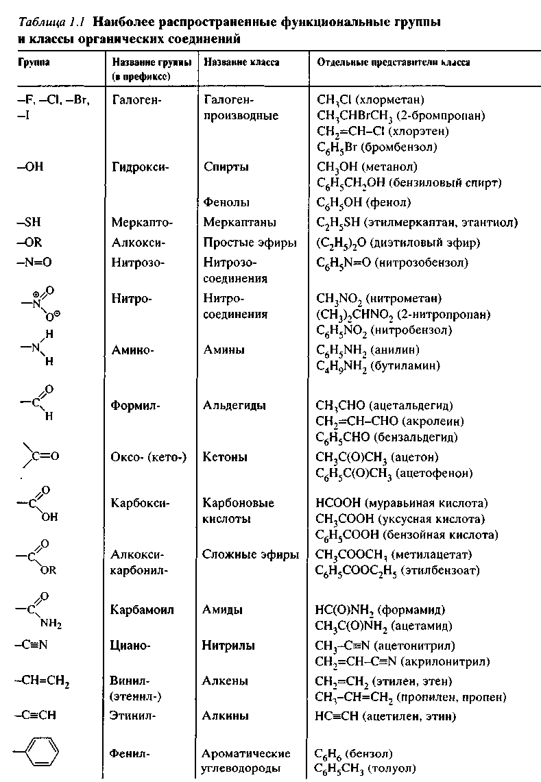 Таблица функциональные группы организмов