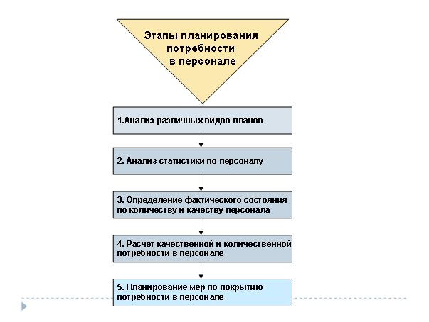 Этапы процесса управления организацией