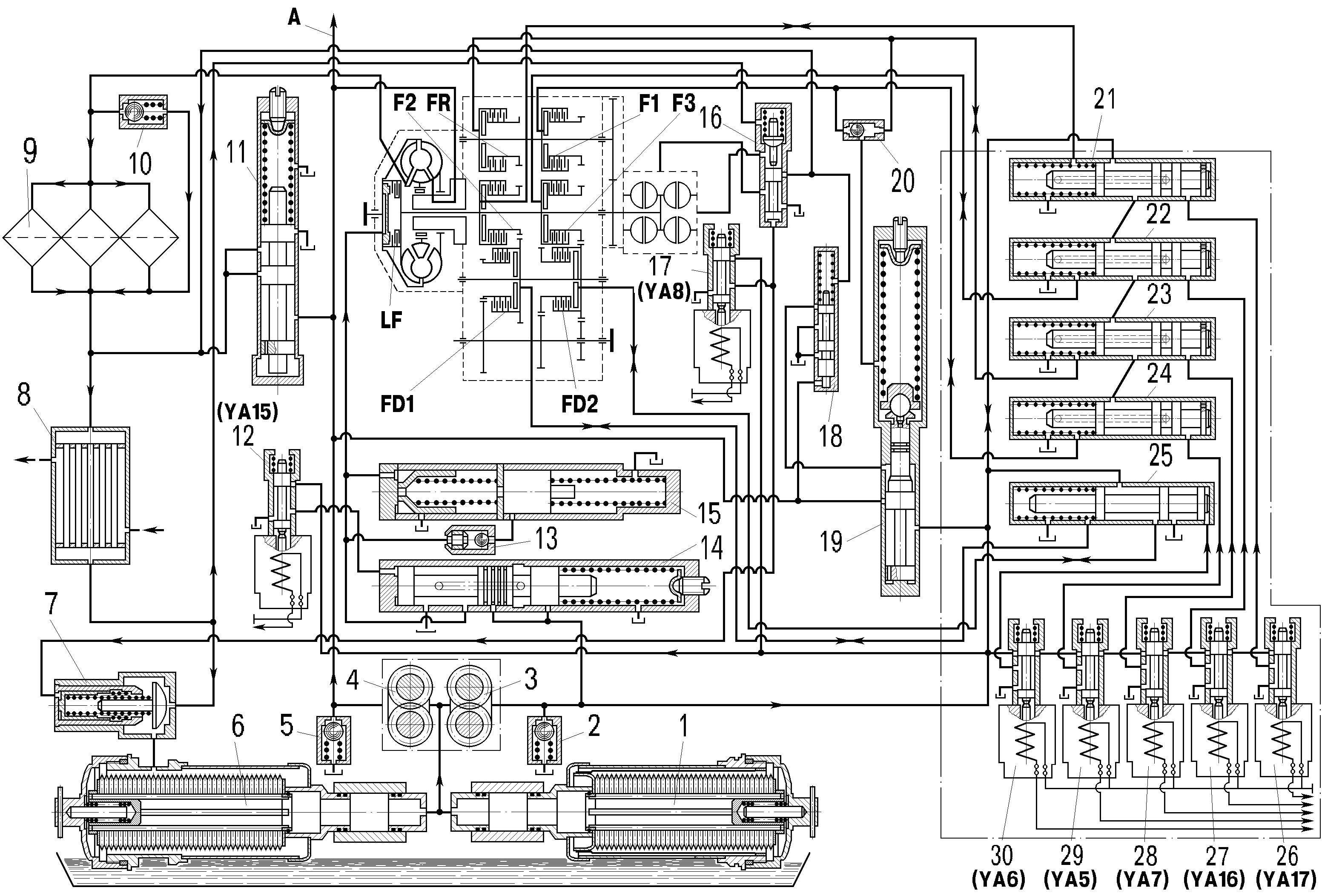 Электрическая схема белаз 7540