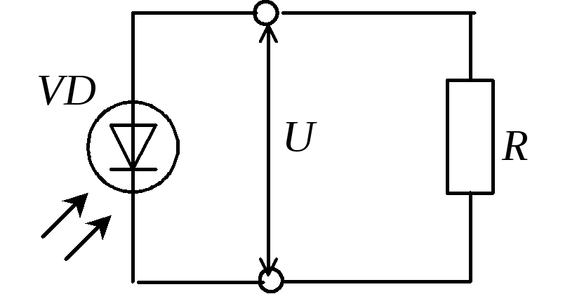 Графическое изображение фотодиода