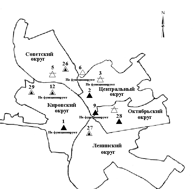 Карта кричева с улицами