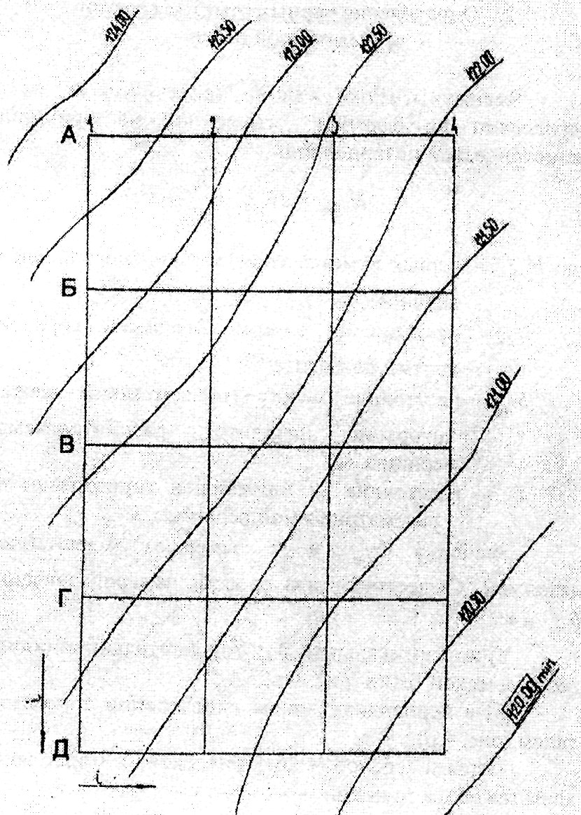 Определить черно. Сетка геодезия. Определение черных отметок вершин геодезической сетки. Отметка вершин в геодезии это. Линия сетки в геодезии это.
