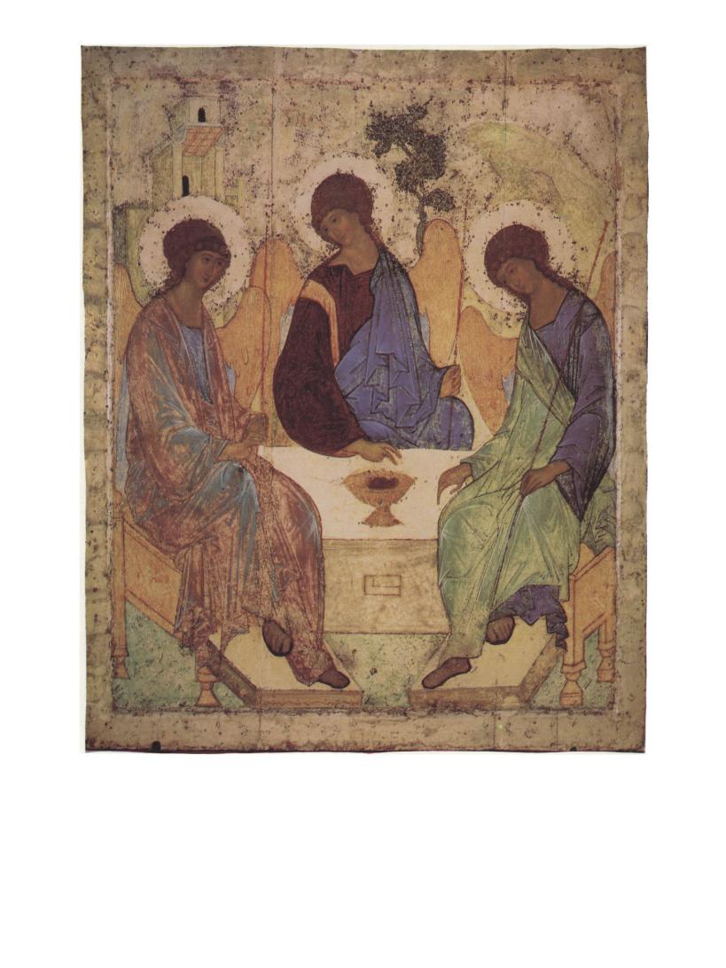 Троица написанной андреем рублевым. Икона Троица Андрея Рублева. «Троица»Андрей Рублев,(1422).