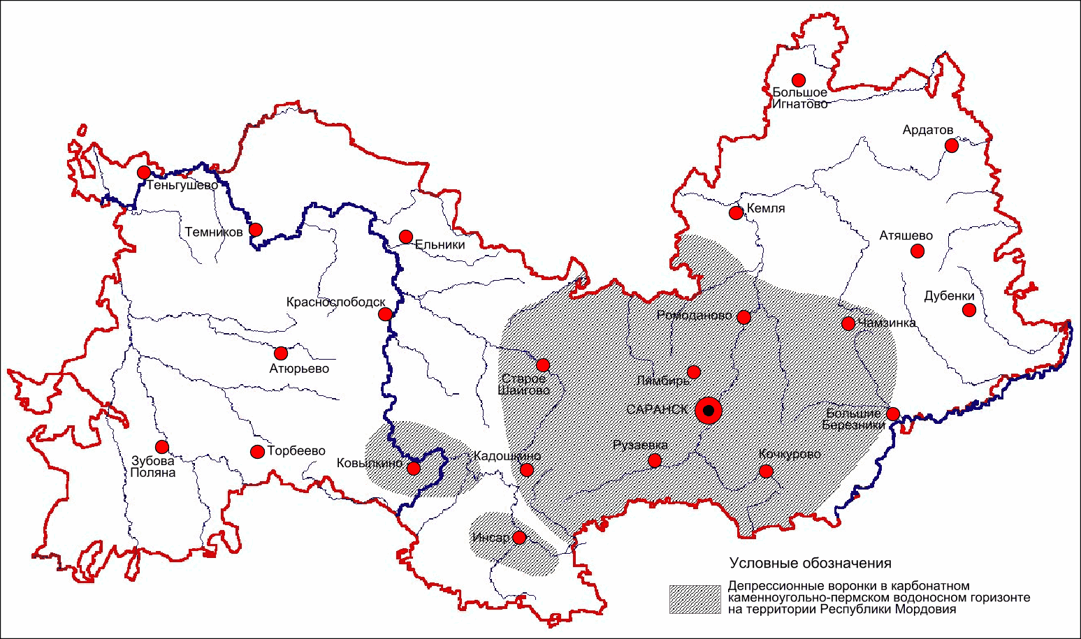 Карта мордовия дубенки мордовия