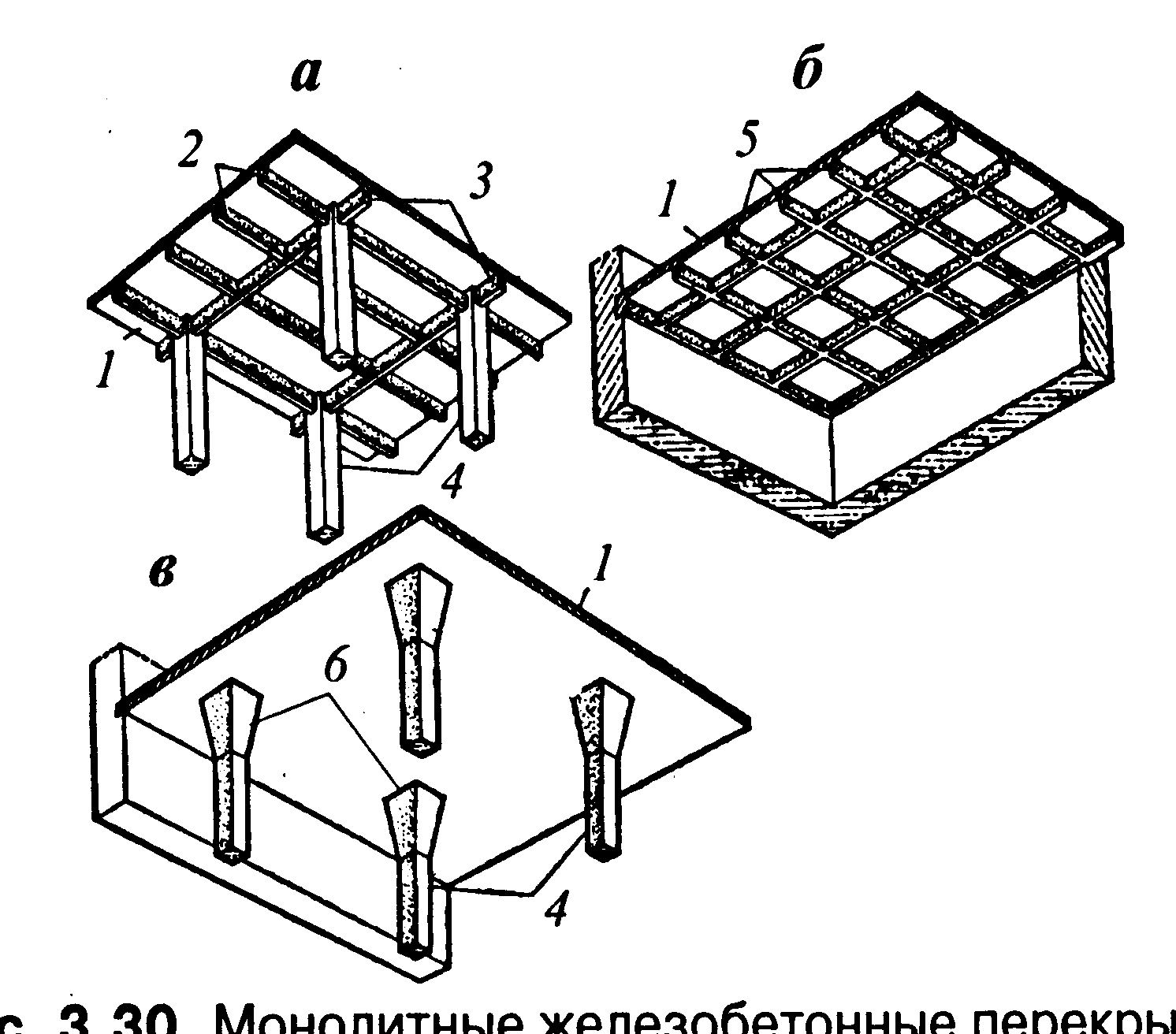 Кессонные перекрытия из монолитного железобетона - 84 фото