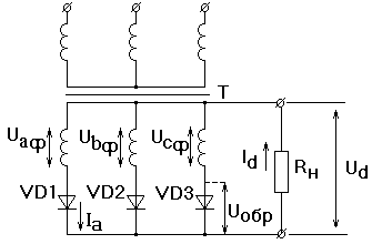 Трехфазный Выпрямитель С Нулевым Выводом (Трехфазный.