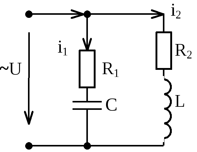 Резонанс напряжения схема