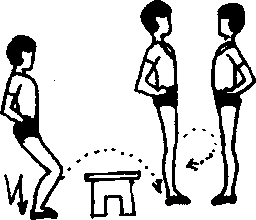 Прыжки через скамейку боком техника выполнения