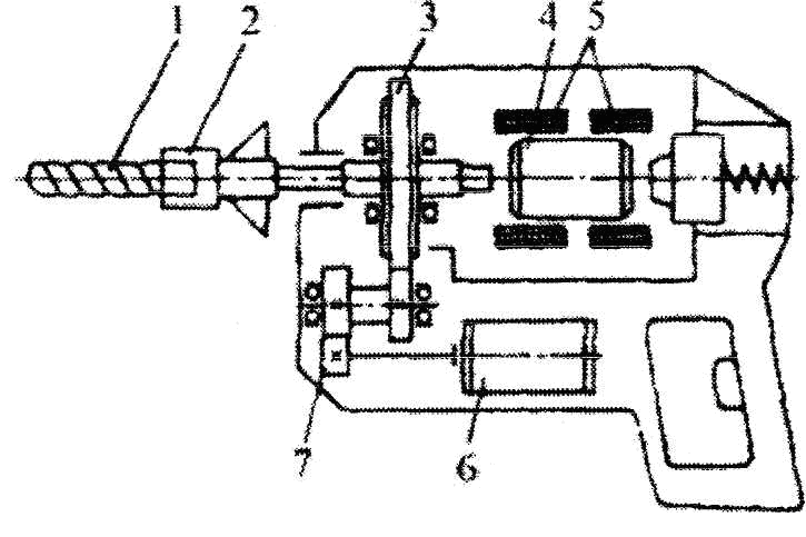 Дрель электрическая схема