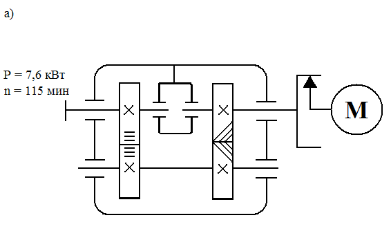 Кинематическая схема мотор редуктора