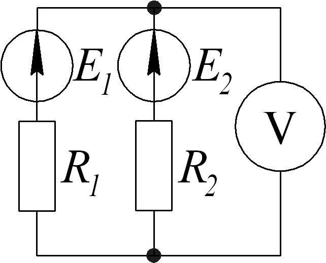 Вольтметр рисунок схема. Показания вольтметра методом Кирхгофа. Определитель показания вольтметра. Найти показатель вольтметра. Определить показания вольтметра.