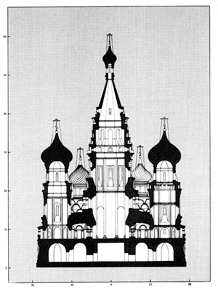 Собор василия блаженного чертежи