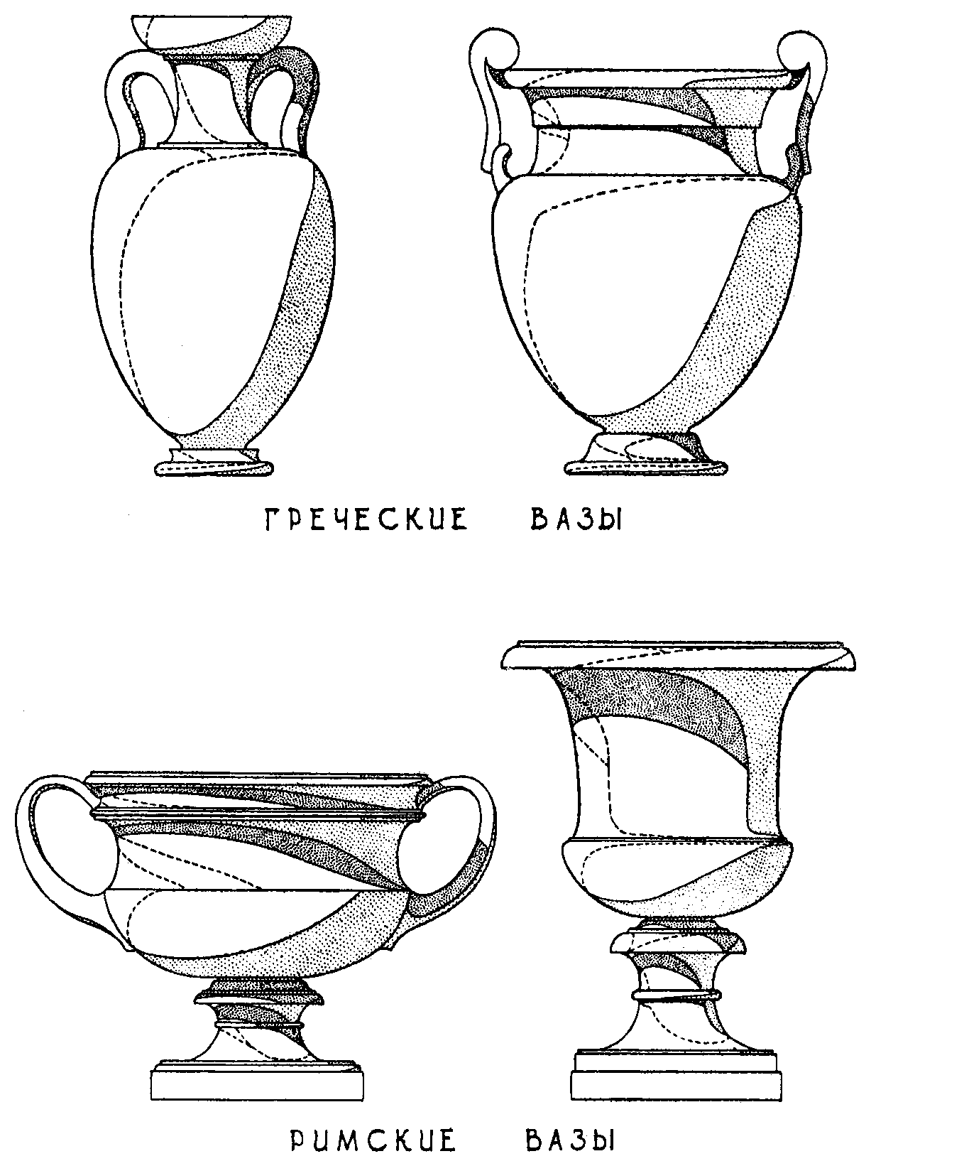 Форма греческой вазы