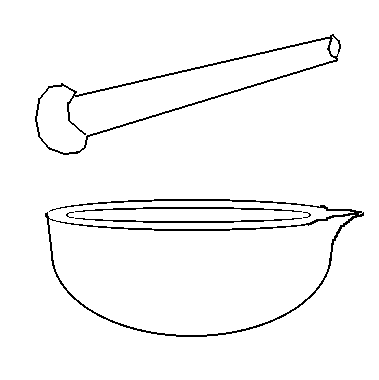 Рисунок пестик и ступка