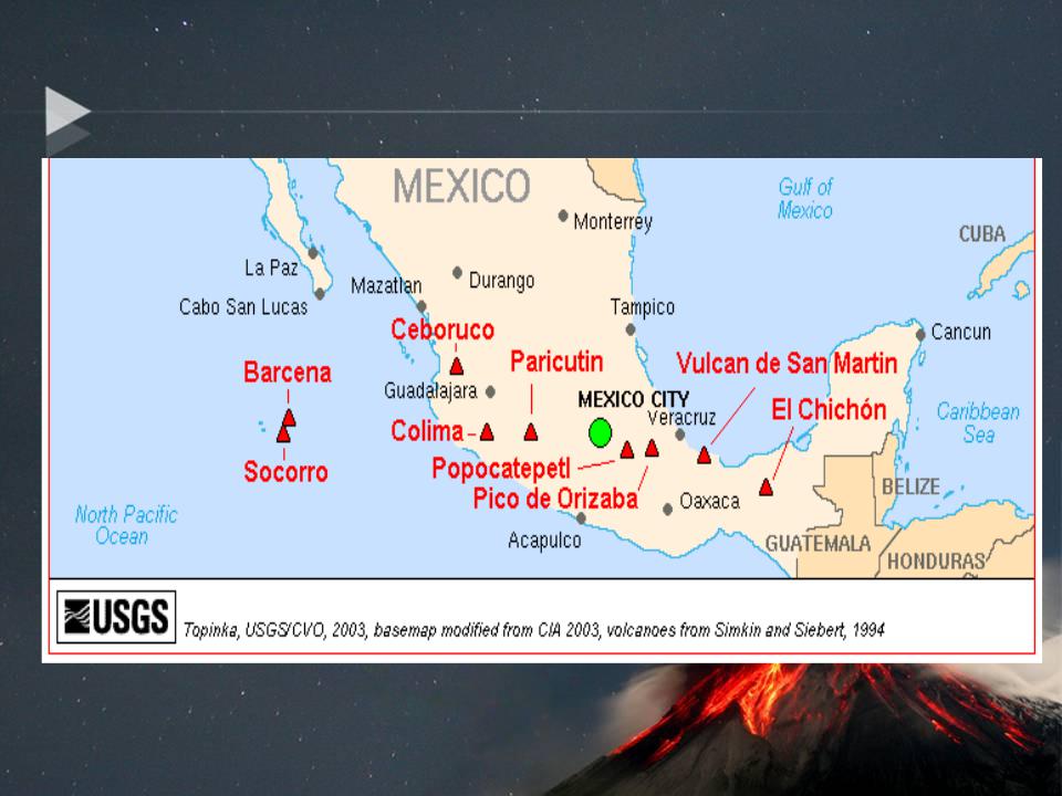 Названия вулканов северной америки