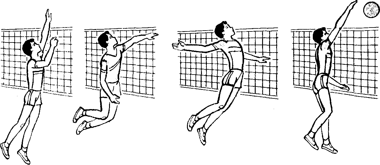 Волейбол прием нападающего удара
