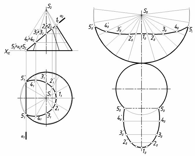 Конусность развертки. Развертка усеченный конус чертеж. Конус и усеченный конус развертка. Развёртка усеченого конуса. Усеченный конус построение развертки.