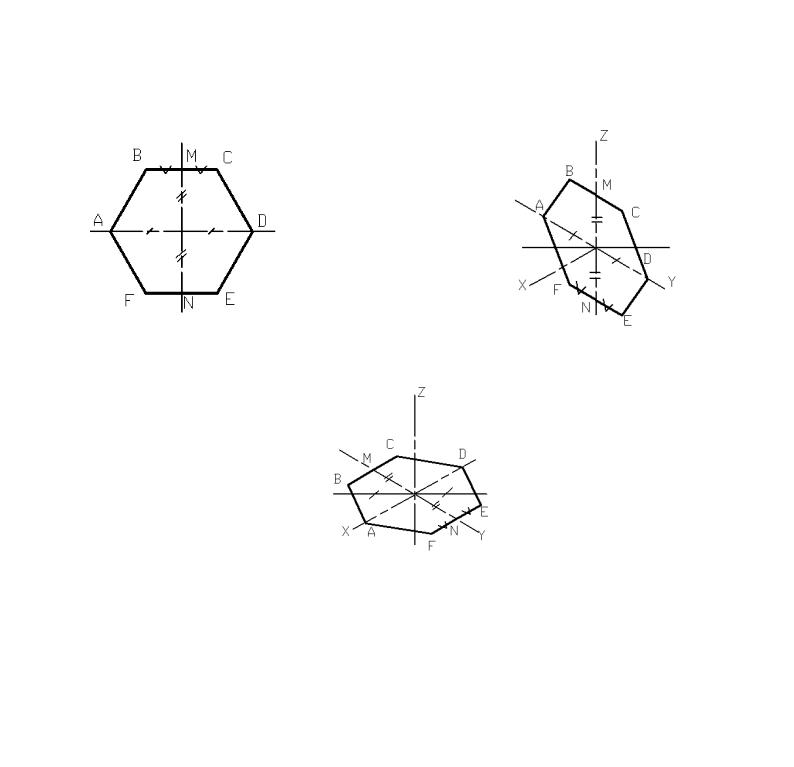 Оси шестиугольника. Прямоугольная изометрическая проекция шестиугольника. Шестиугольник в фронтальной диметрической проекции. Изометрическая проекция правильного шестиугольника. Правильный шестиугольник чертеж.