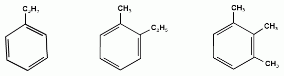 Гомологи пропилбензола