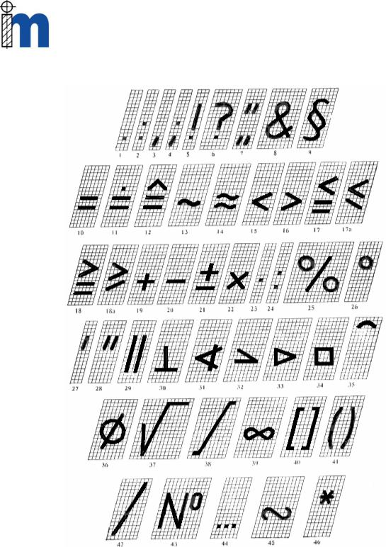 Шрифты символы буквы