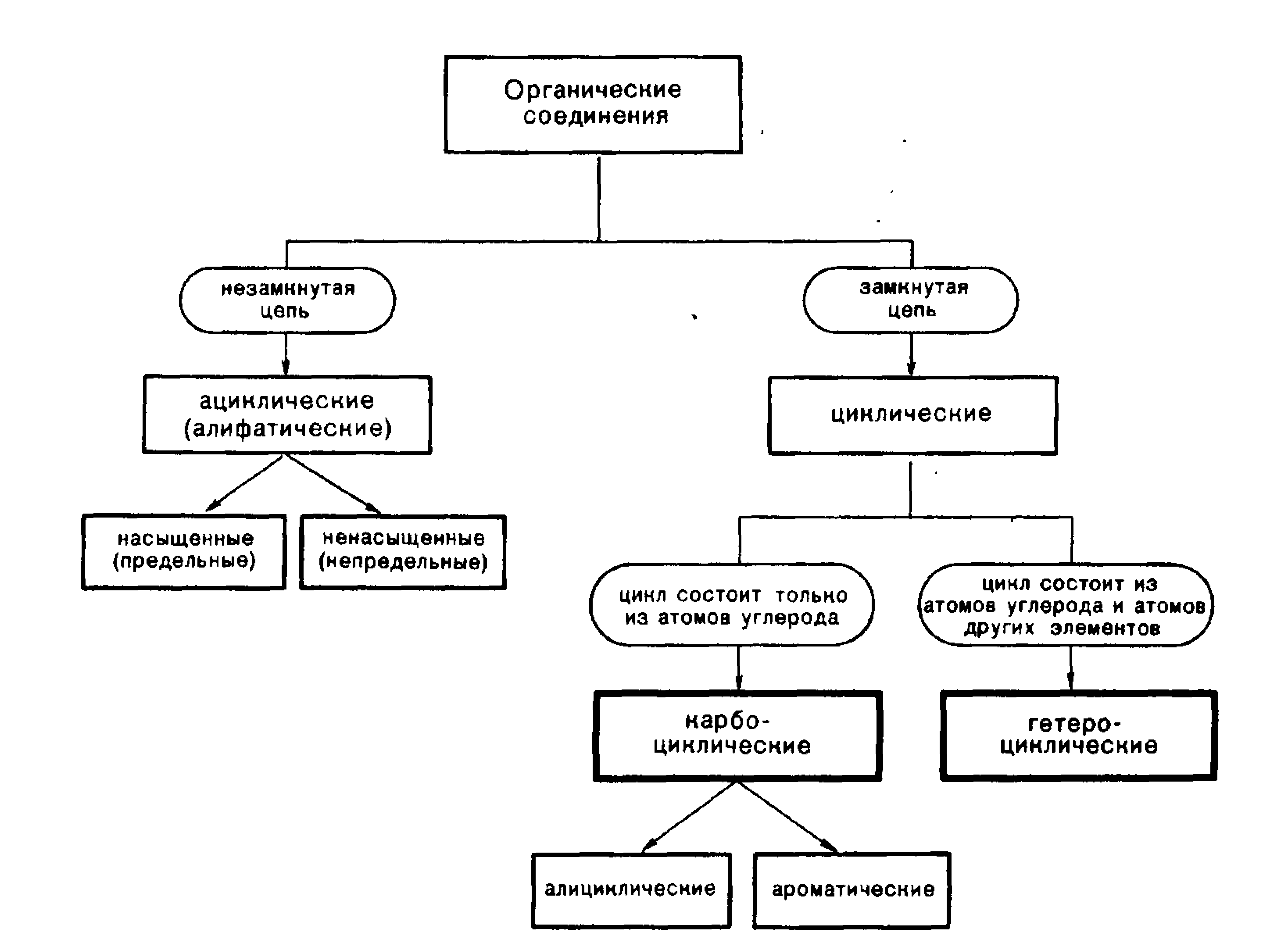 классификация органических веществ схема 10 класс | Дзен