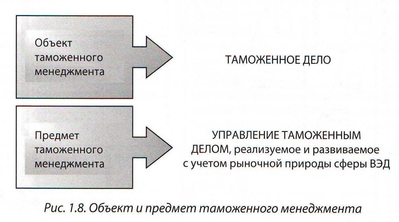 Таможенное дело менеджмент