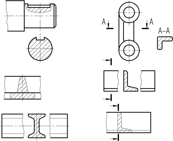 Изображение изделий на машиностроительных чертежах