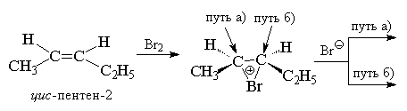 Бромирование циклогексена. Цис транс изомеры гексена 2. Цис гексен 3. Цис и транс изомеры гексена. Восстановление алкинов диимидом.