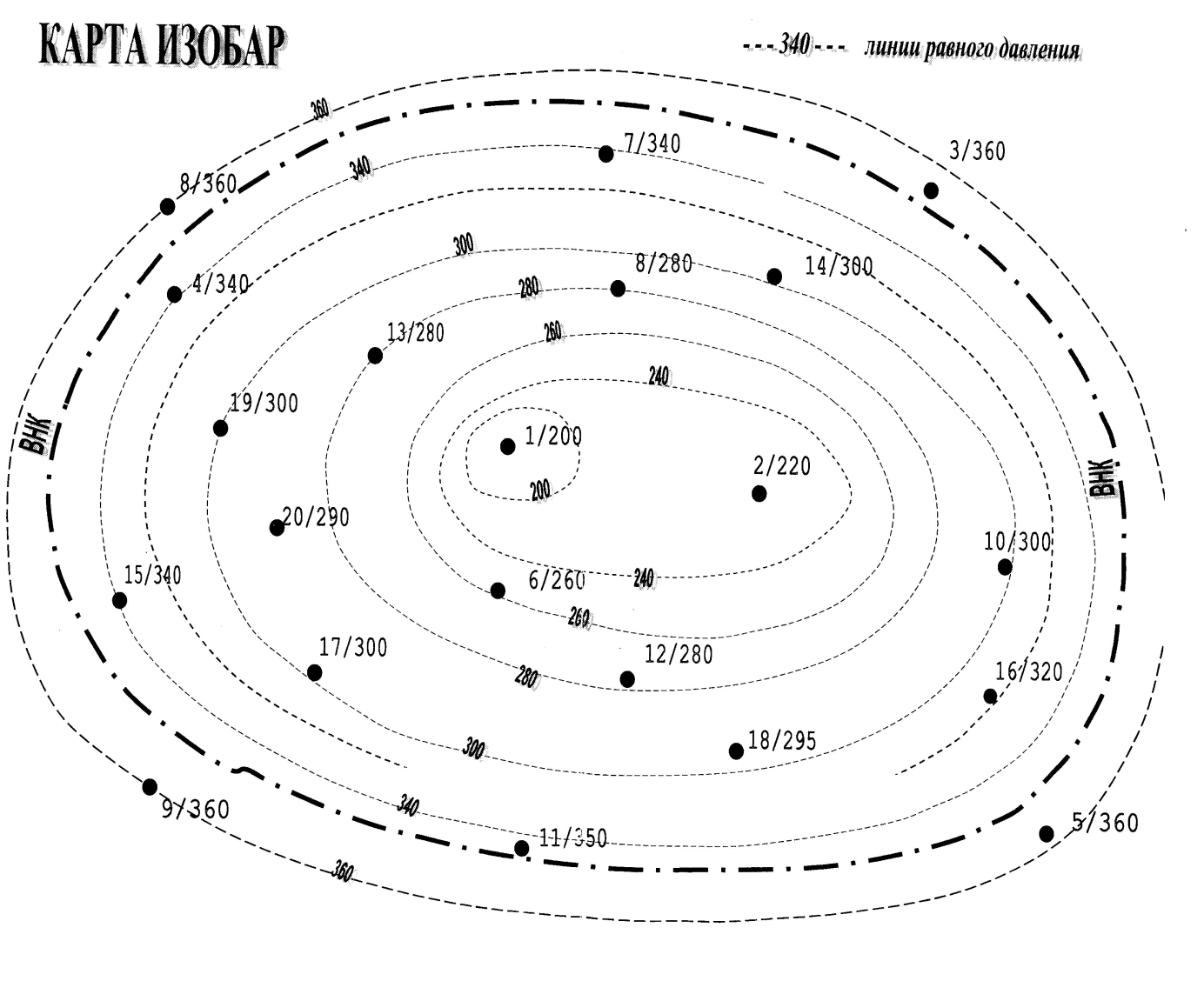 Изобар это. Карта изобар месторождения. Построение карт изобар.. Методика построения карт изобар. Построение карт изобар нефтяных залежей.