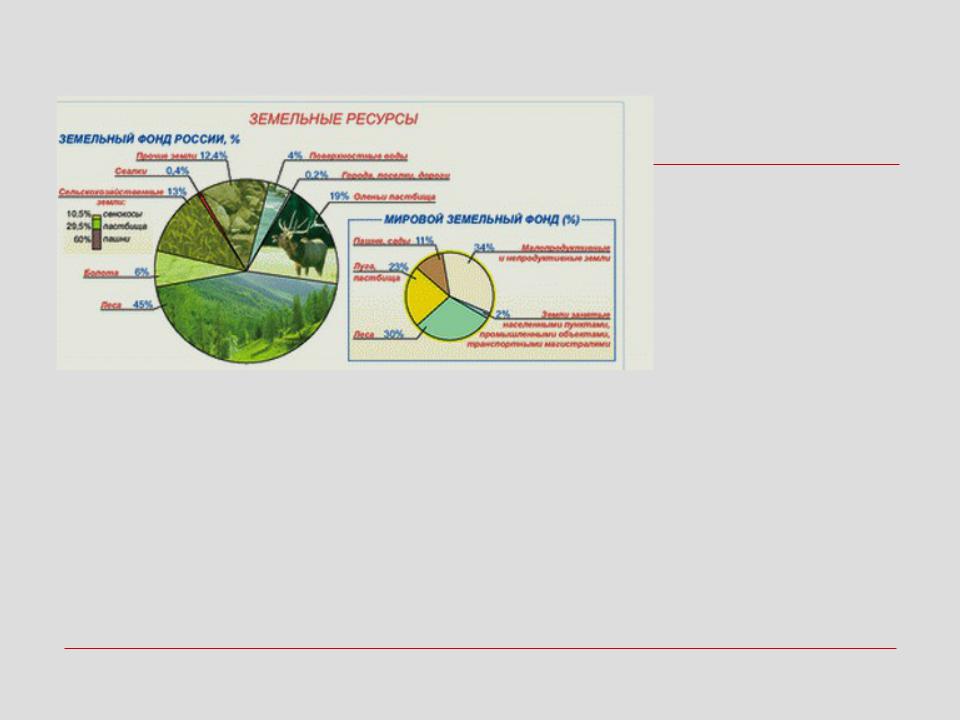 Земельные ресурсы карта