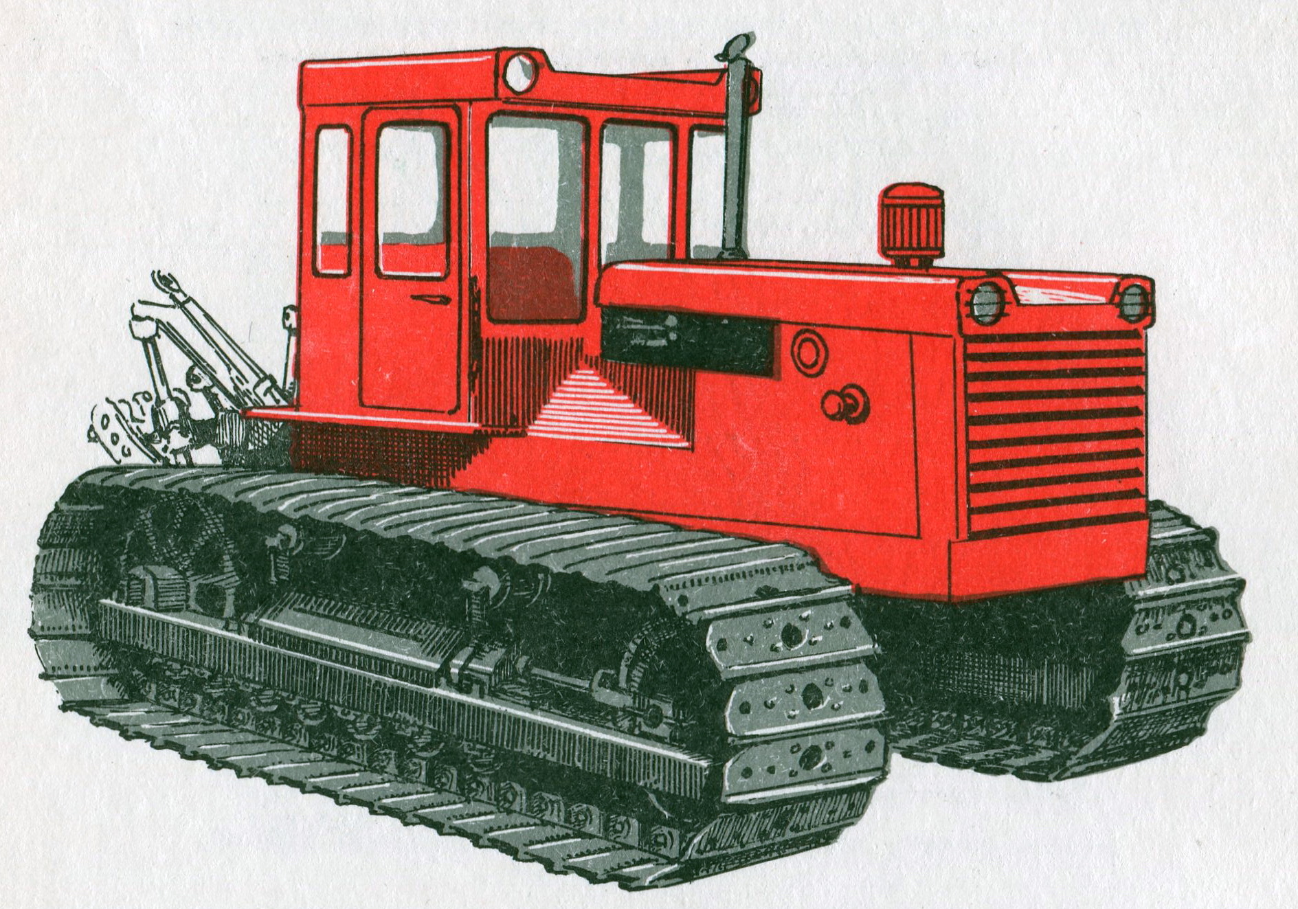 Трактор гусеничный т-130