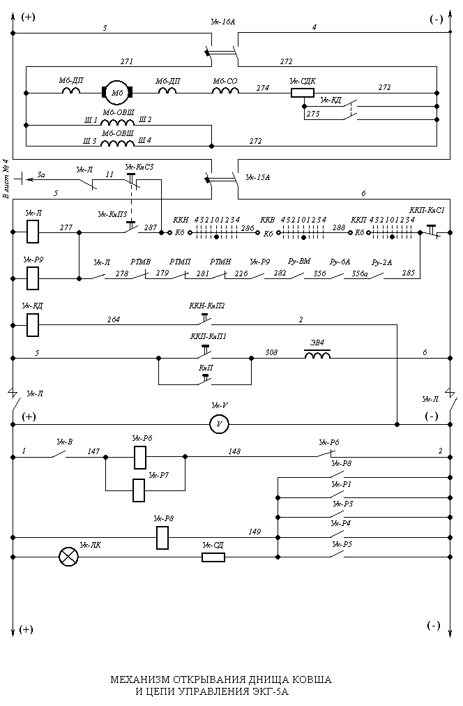 Принципиальная электрическая схема электрокардиографа