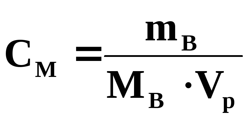 Основная формула растворов
