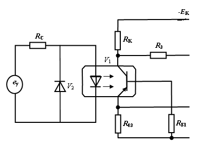 Оптронный тиристор схемы включения