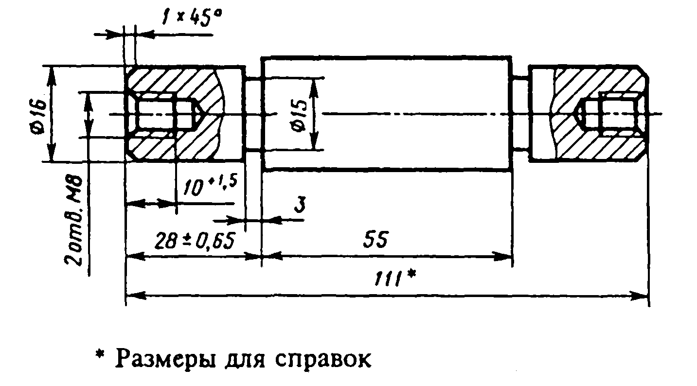 Допуск на линейные размеры на чертеже