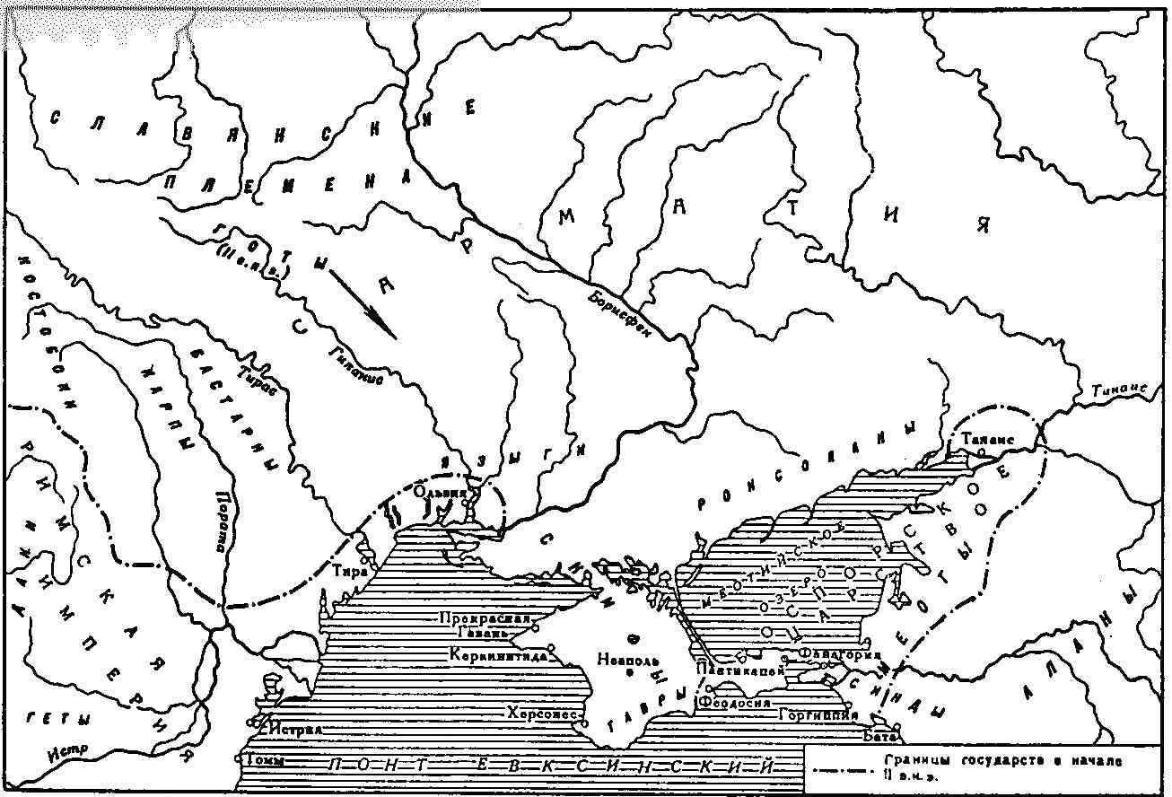 Карта северного причерноморья 5 2 веках до н э