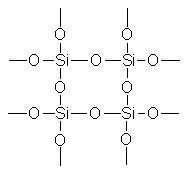Схема образования молекул sio2