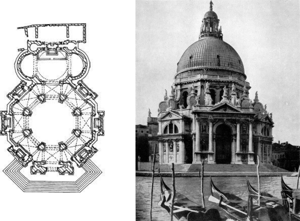Санта мария делла салюте план