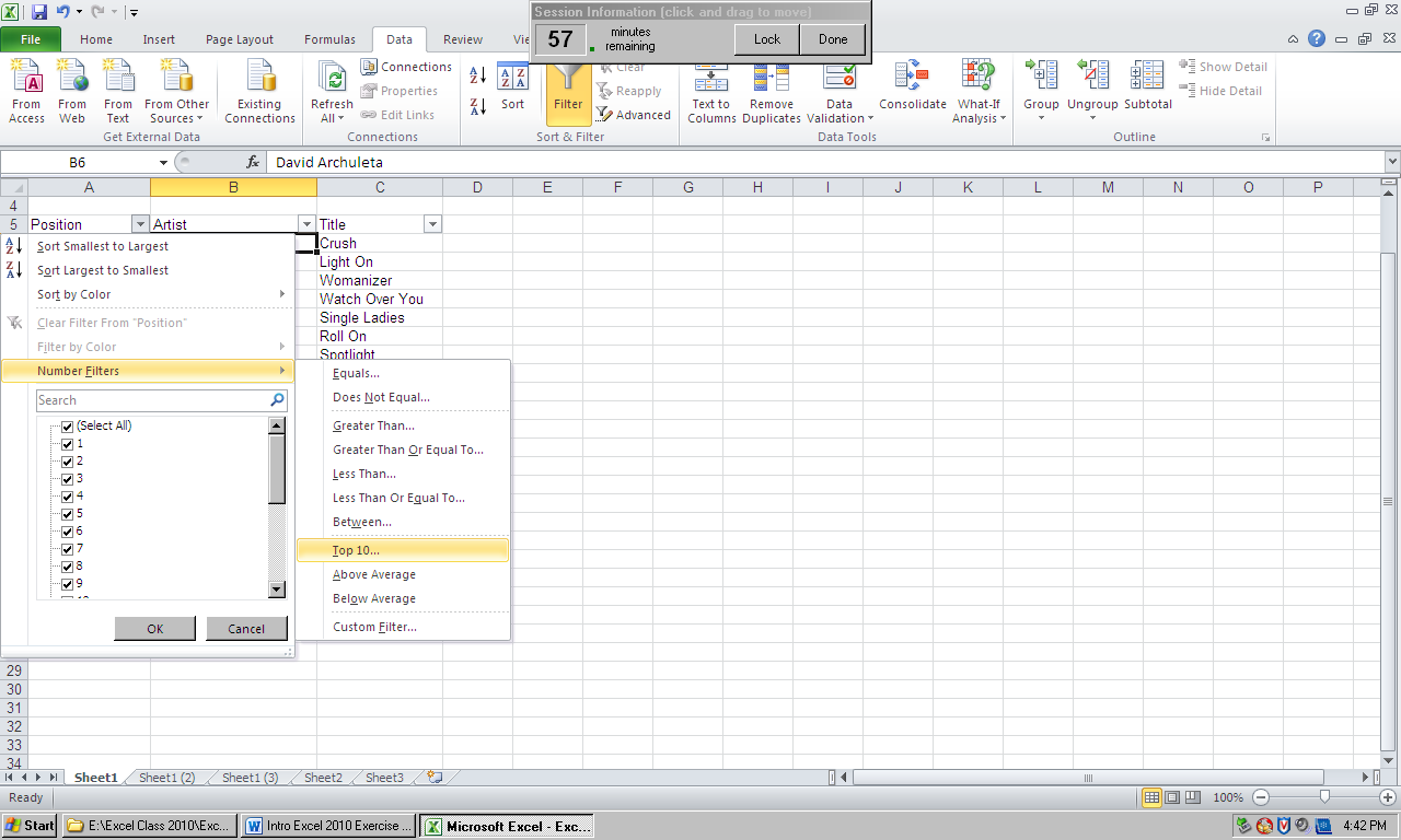 5 Intro Excel - Formatting