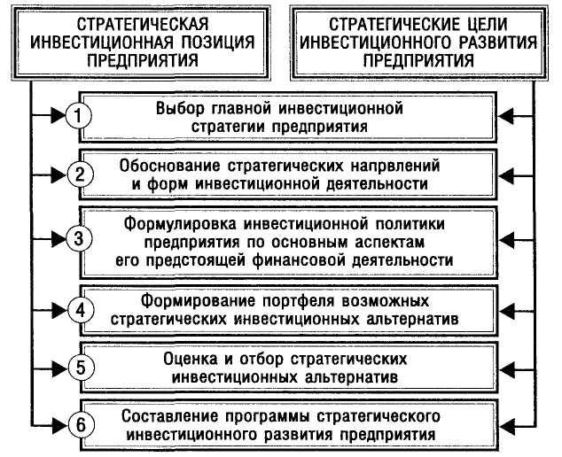 Стратегия развития фирмы через осуществление инвестиционных проектов