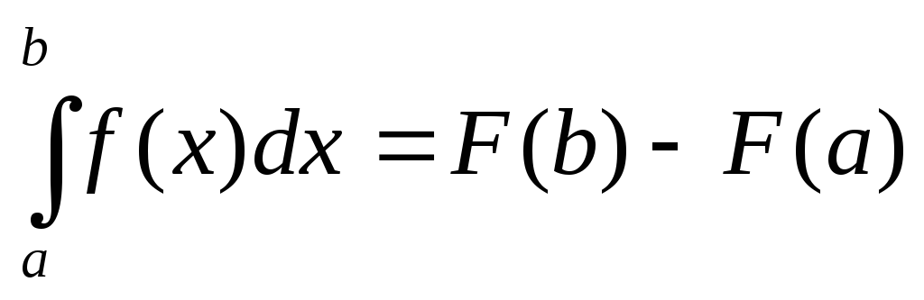 3. Формула Ньютона-Лейбница.
