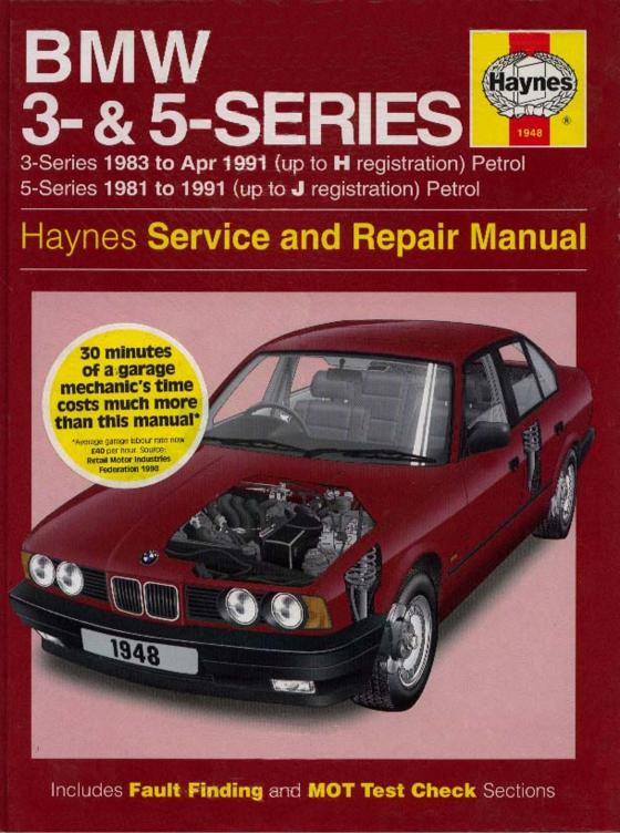 ° 4901 Manuel Haynes 53-10 reg BMW série 5 2,0 2,5 3,0 turbo Diesel 03-10