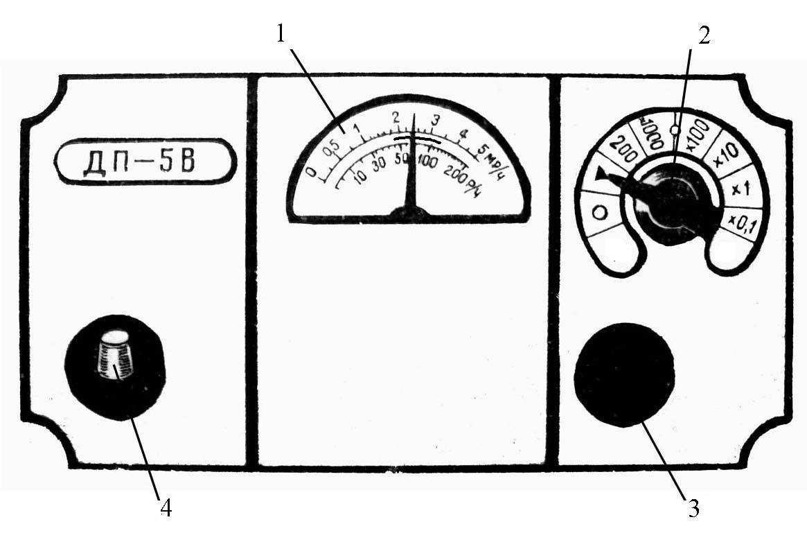 Диапазон прибора. Переключатель поддиапазонов ДП-5в. ДП-5в диапазон измерений. Диапазонов измерений прибора ДП–5. Дозиметр ДП 5 шкала схема.