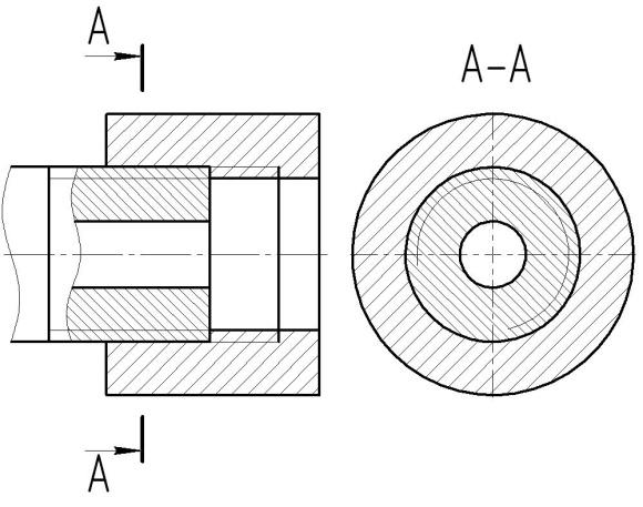 Чертеж соединений. Резьбовое соединение на чертеже в разрезе. Резьбовое соединение соединение чертёж. Резьбовые соединения черт. Резьбовое соединение муфты чертеж.