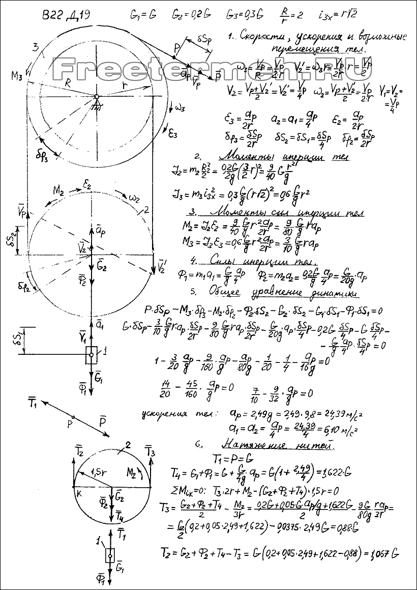 Вариант 22 26 1. Теормех д19. Теоретическая механика д10 вариант 19. Теоретическая механика задачи с решением динамика д1. Теормех задачи с решениями.