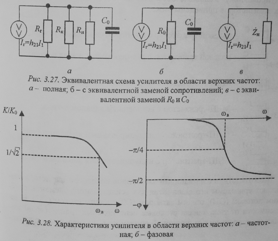 Усилитель напряжения низкой частоты. Работа усилителя в области низких ...